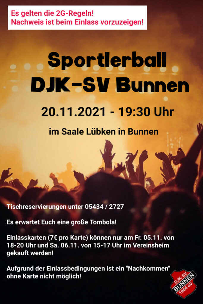 Save the Date – Sportlerball 2021