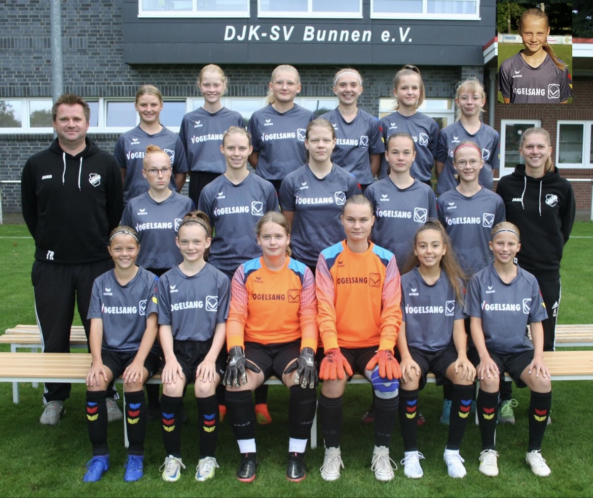 Kader C-Juniorinnen – DJK-SV Bunnen